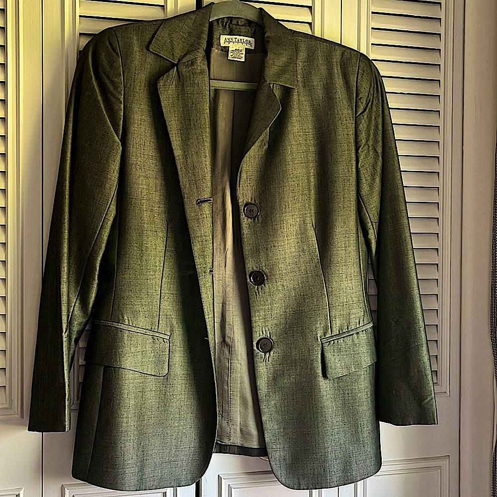 Ann Taylor Charcoal Grey blazer